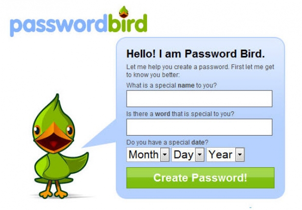 บริการนกน้อยออนไลน์ช่วยคิด Password สุดลับปลอดภัยชัวร์